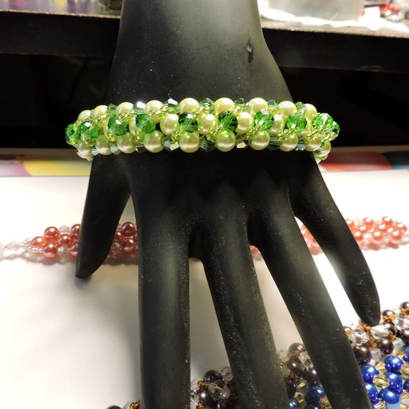 Sparkling Bracelets with bead clasp .. SB4 - Picture 12 of 16